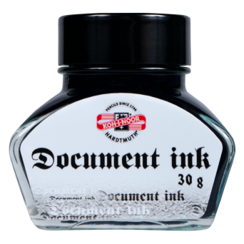 Atrament do piór wiecznych - Koh-I-Noor - czarny, 30 g