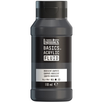 Farba akrylowa Basics Acrylic Fluid - Liquitex - 049, Iridescent Graphite, 118 ml