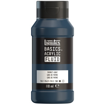 Farba akrylowa Basics Acrylic Fluid - Liquitex - 310, Payne's Gray, 118 ml