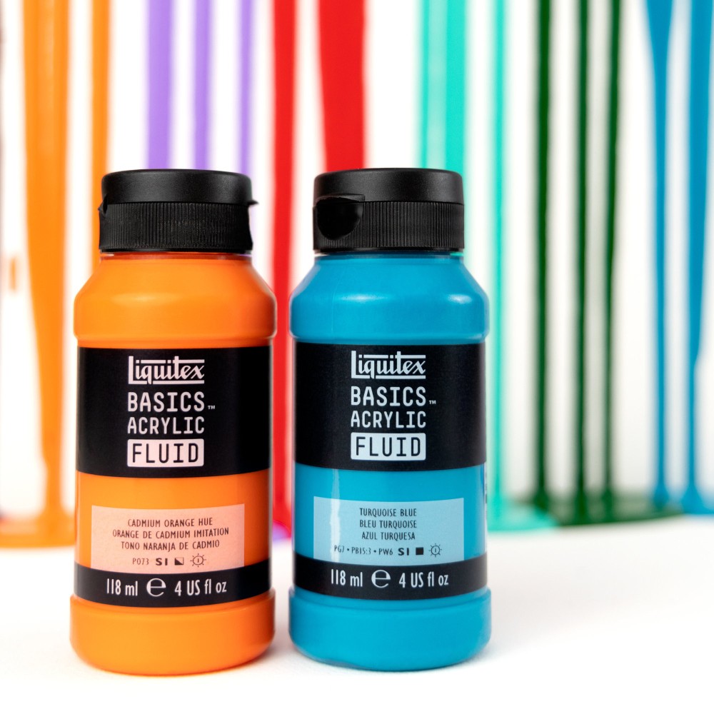 Farba akrylowa Basics Acrylic Fluid - Liquitex - 680, Light Blue Violet, 118 ml