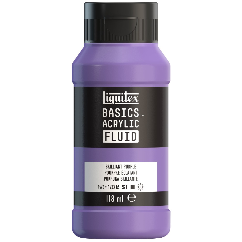 Farba akrylowa Basics Acrylic Fluid - Liquitex - 590, Brilliant Purple, 118 ml
