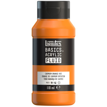 Farba akrylowa Basics Acrylic Fluid - Liquitex - 720, Cadmium Orange Hue, 118 ml