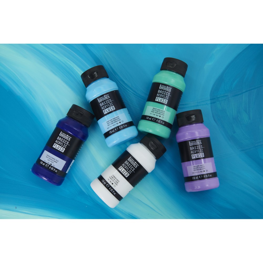 Farba akrylowa Basics Acrylic Fluid - Liquitex - 186, Dioxazine Purple, 250 ml
