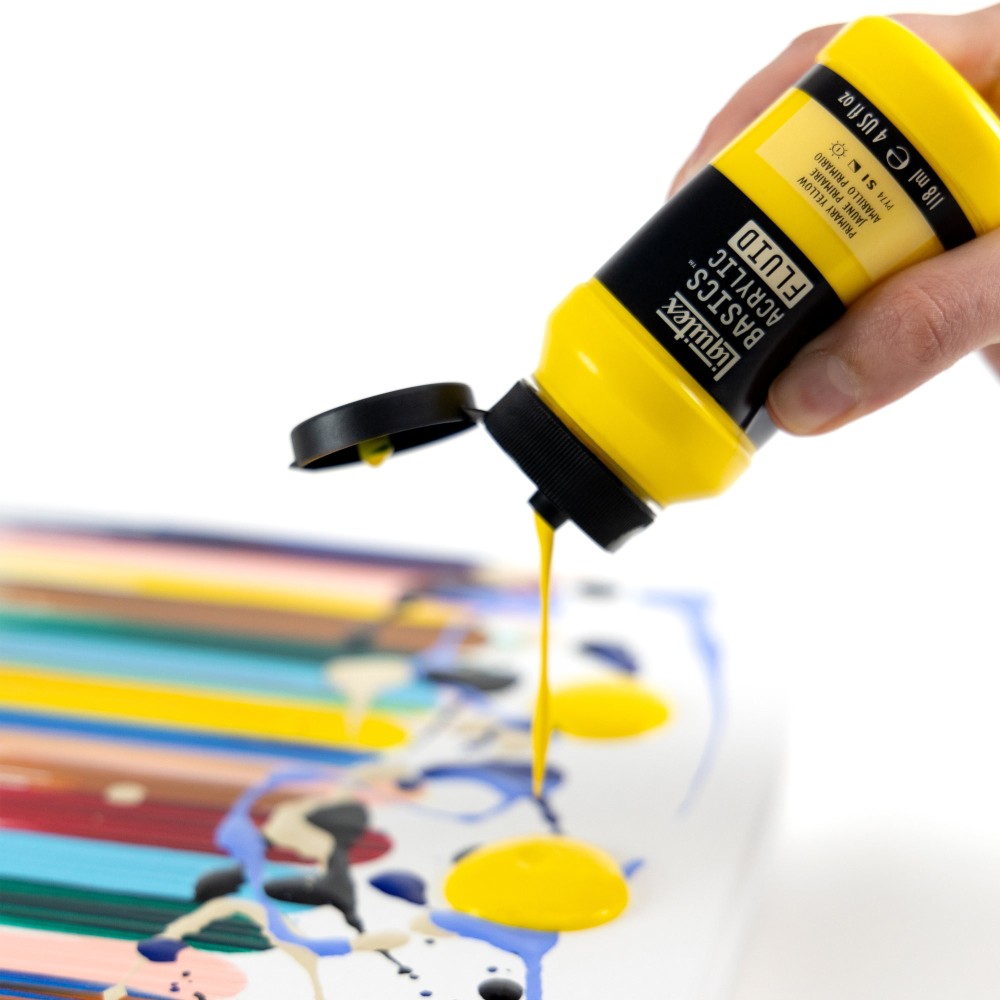 Farba akrylowa Basics Acrylic Fluid - Liquitex - 186, Dioxazine Purple, 250 ml