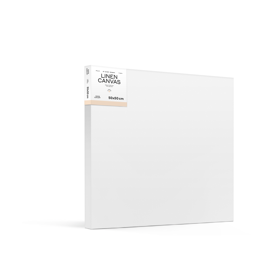 Stretched Linen canvas - PaperConcept - 50 x 50 cm