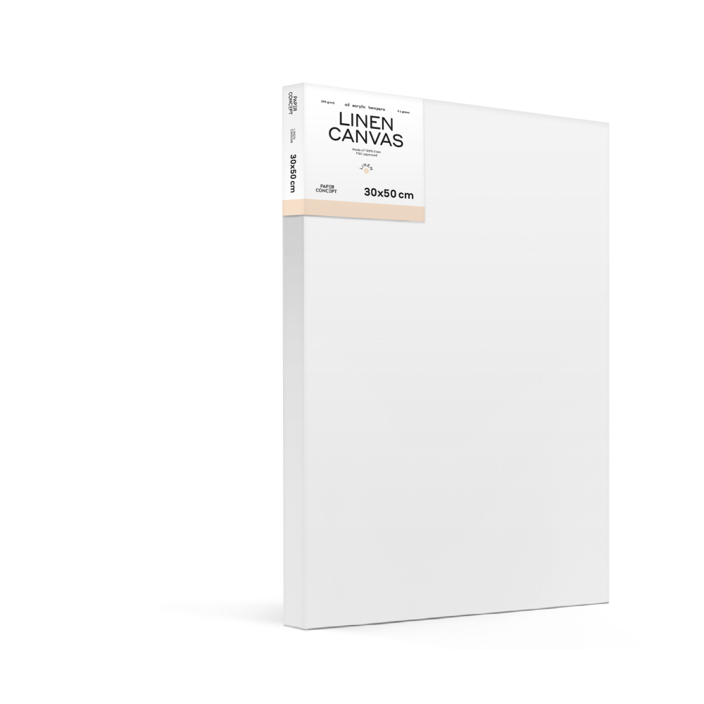 Stretched Linen canvas - PaperConcept - 30 x 50 cm