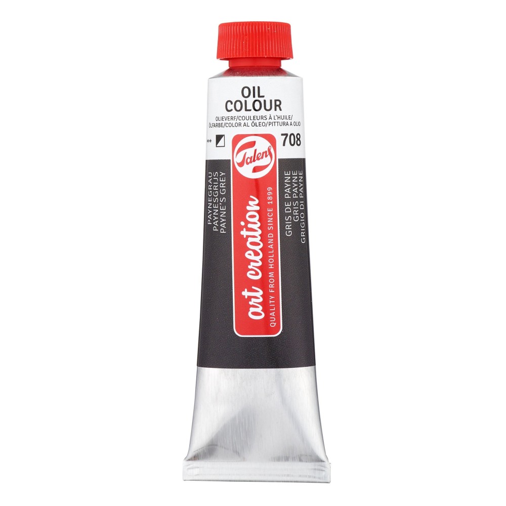 Oil colour paint - Talens Art Creation - 708, Payne's Grey, 40 ml