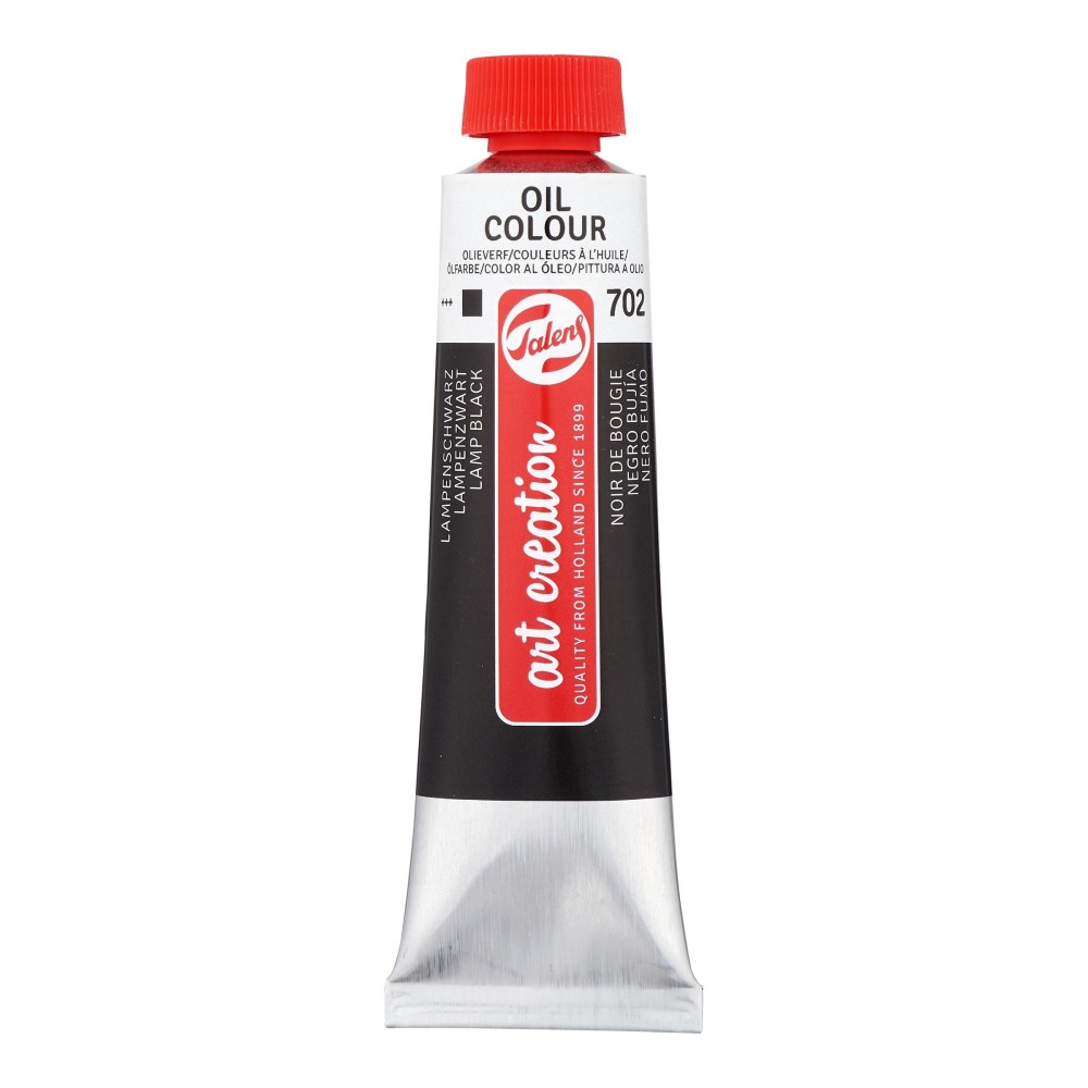 Farba olejna - Talens Art Creation - 702, Lamp Black, 40 ml