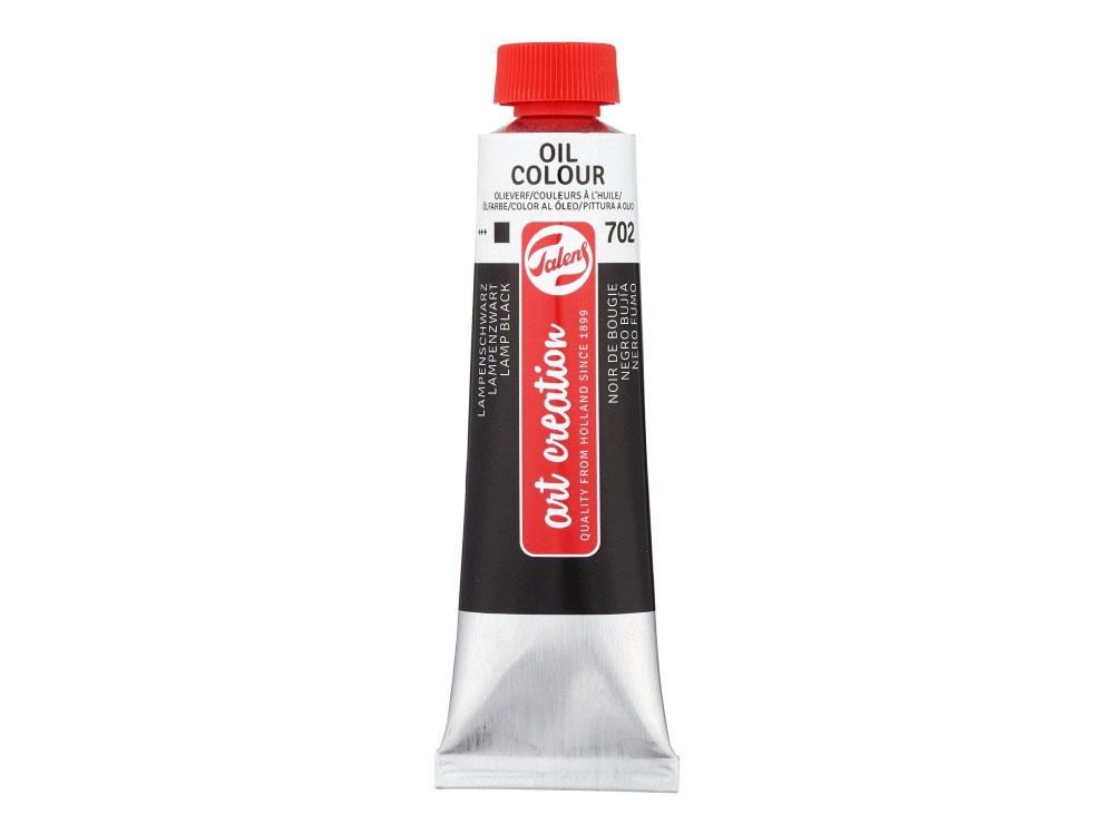 Farba olejna - Talens Art Creation - 702, Lamp Black, 40 ml