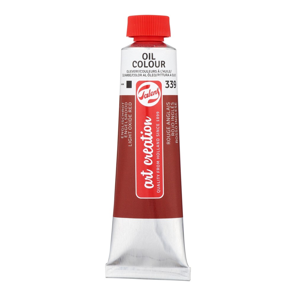 Oil colour paint - Talens Art Creation - 339, Light Oxide Red, 40 ml