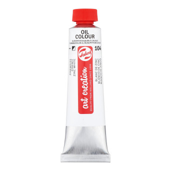 Farba olejna - Talens Art Creation - 104, Zinc White, 40 ml