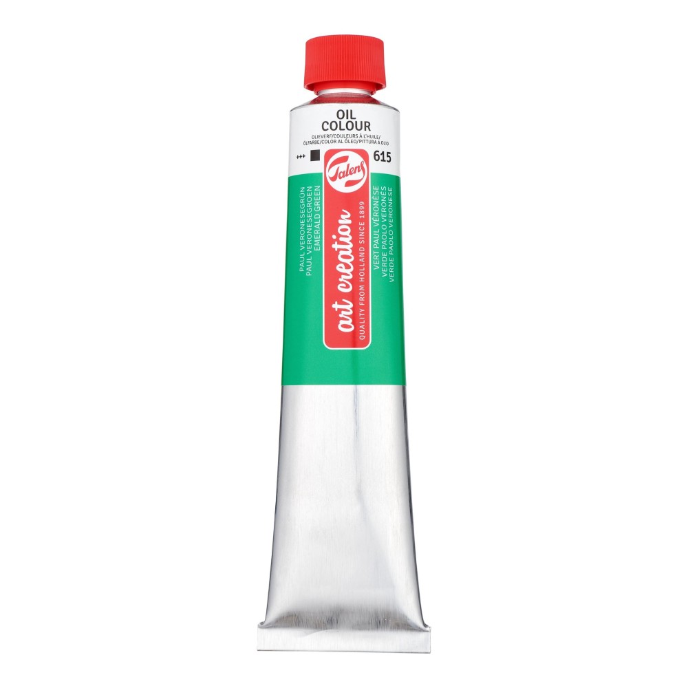 Oil colour paint - Talens Art Creation - 615, Emerald Green, 200 ml