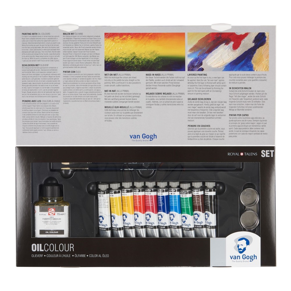 Advanced Set of Oil Colour paints - Van Gogh - 10 x 20 ml