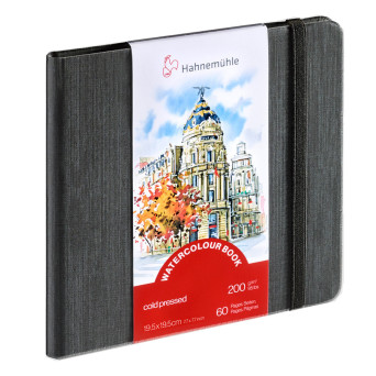 Watercolour Book - Hahnemühle - cold pressed, 19,5 x 19,5 cm, 200 g, 60 pages