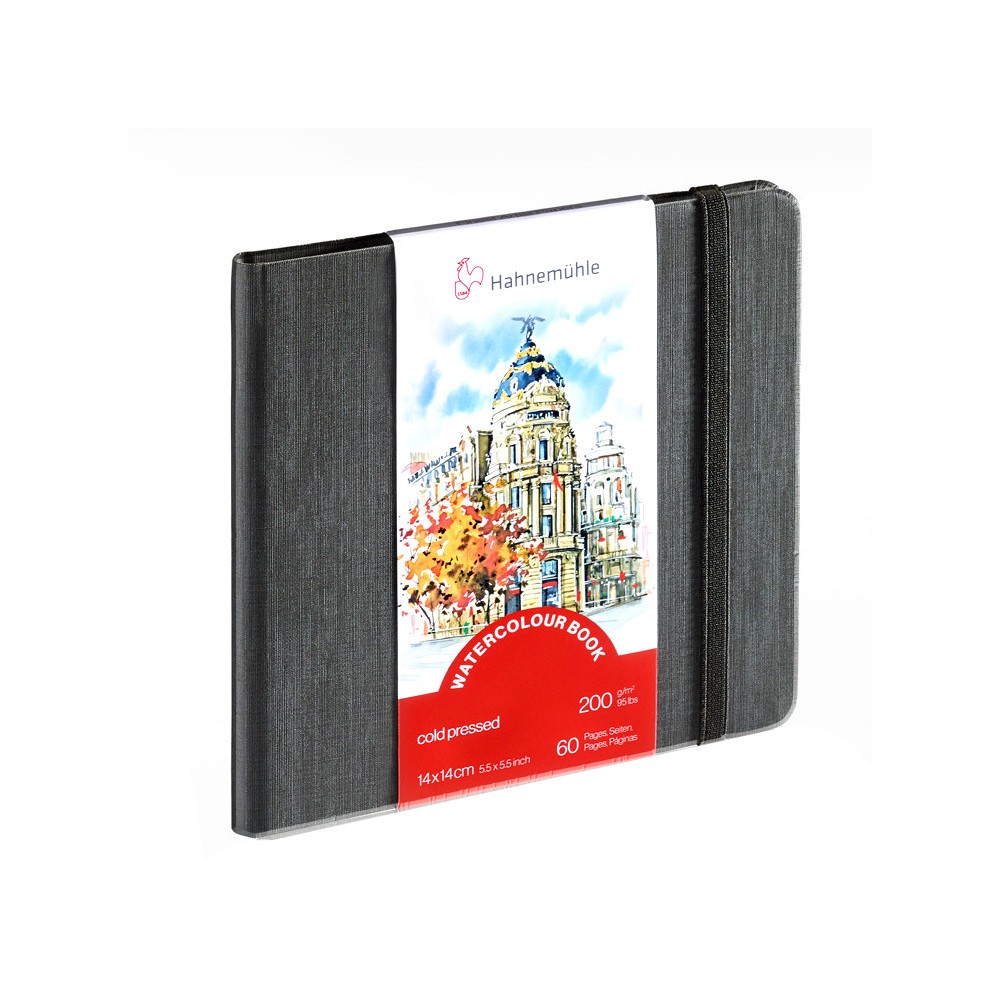 Szkicownik do akwareli Watercolour Book - Hahnemühle - 14 x 14 cm, 200 g, 30 ark.
