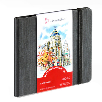 Szkicownik do akwareli Watercolour Book - Hahnemühle - 14 x 14 cm, 200 g, 30 ark.