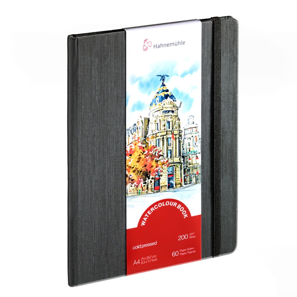 Watercolour Book - Hahnemühle - cold pressed, A4, 200 g, 60 pages