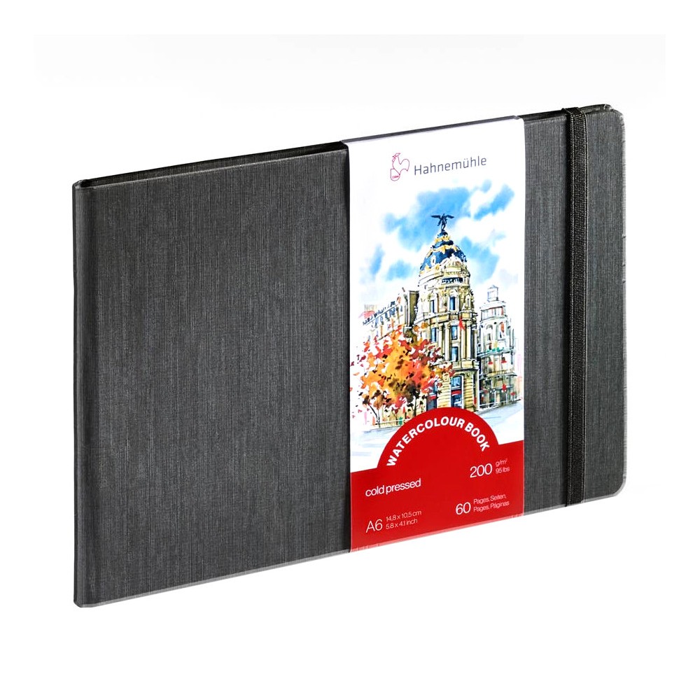 Watercolour Book - Hahnemühle - cold pressed, A6, 200 g, 60 pages