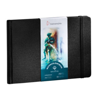 Watercolor Art Journal 100% cotton - Hahnemühle - landscape, A4, 250 g, 60 pages