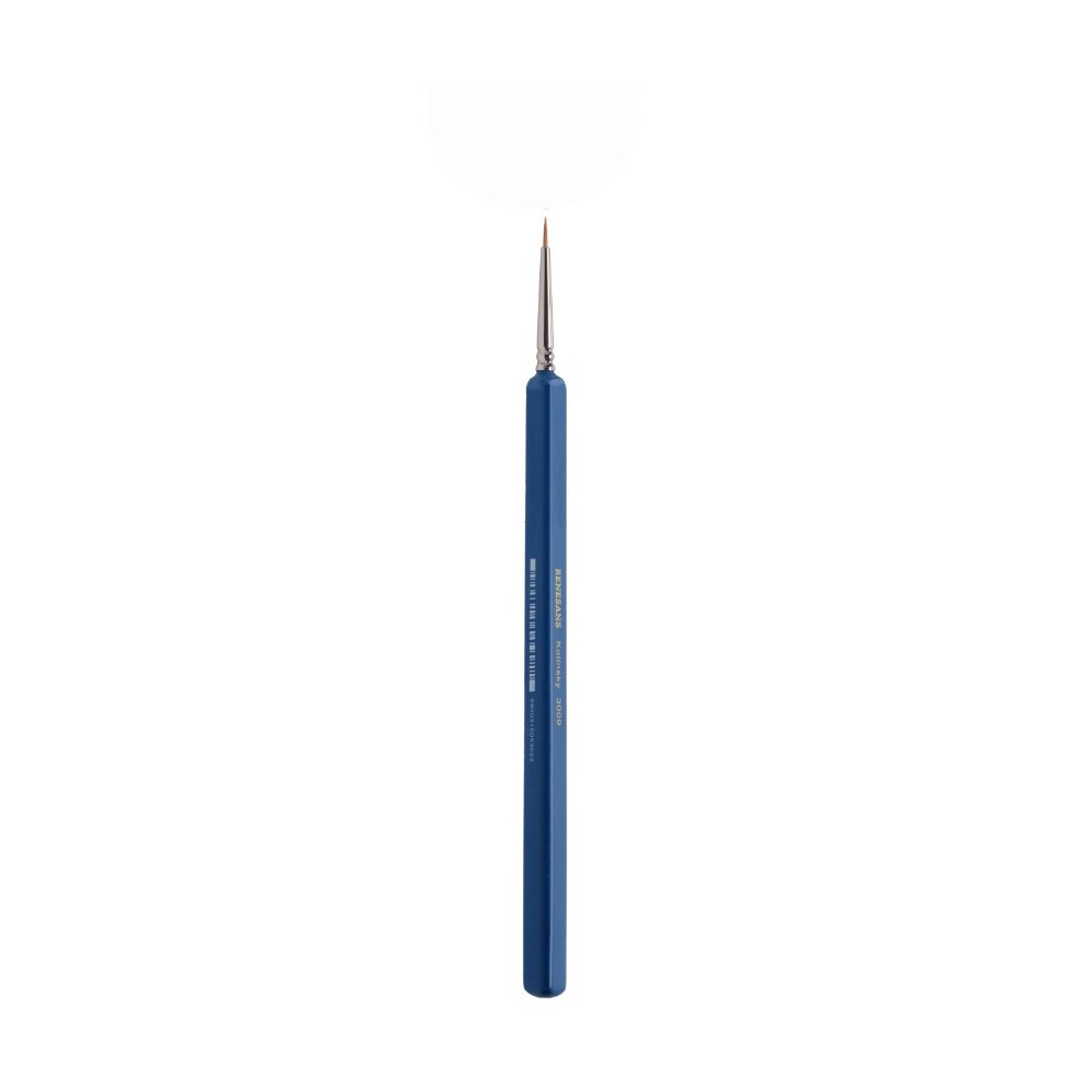 Natural Kolinsky brush, 3009 series - Renesans - short handle, no. 5/0