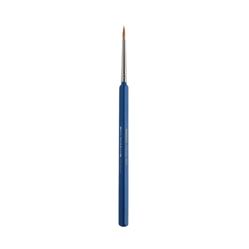 Natural Kolinsky brush, 3009 series - Renesans - short handle, no. 1