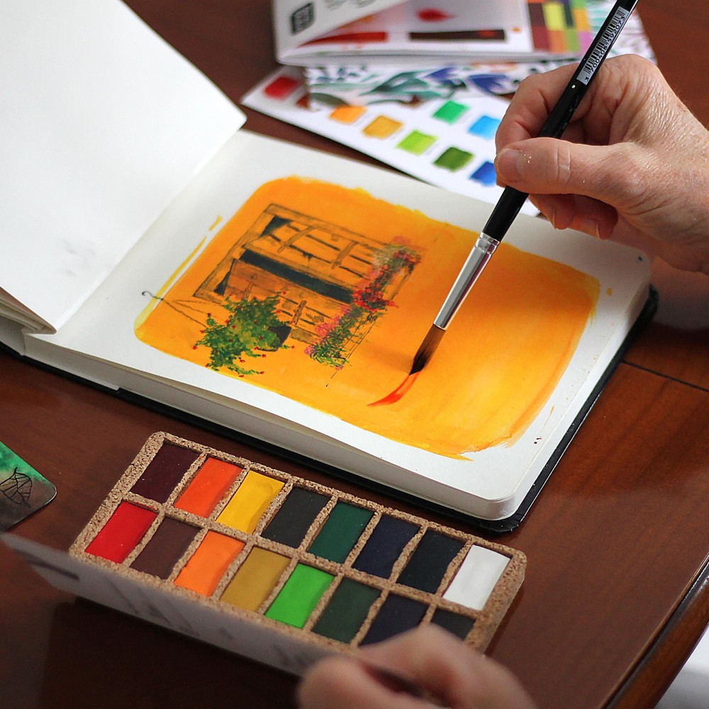 Set of Watercolor pans - Viviva Colors - Original, 16 colors
