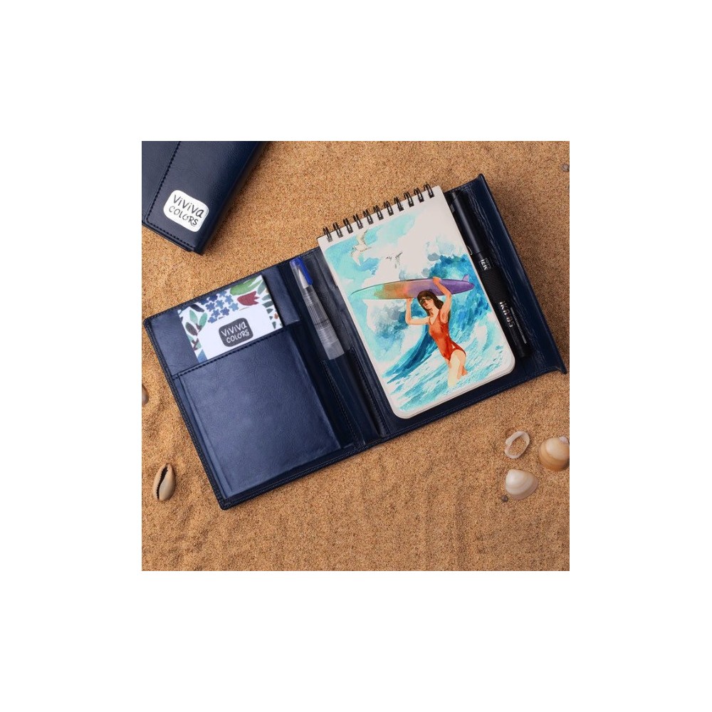 Watercolor Travel Paint Kit A6 - Viviva Colors - 16 colors