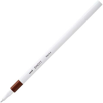 Emott fineliner - Uni - brown, 0,4 mm