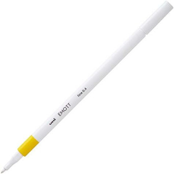 Emott fineliner - Uni - yellow, 0,4 mm