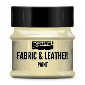Farba do tkanin i skór - Pentart - beżowa, 50 ml