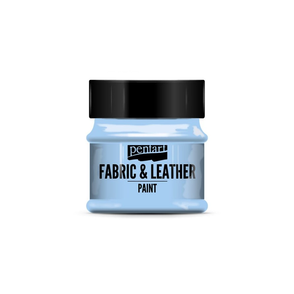 Paint for fabrics & leathers - Pentart - blue sky, 50 ml