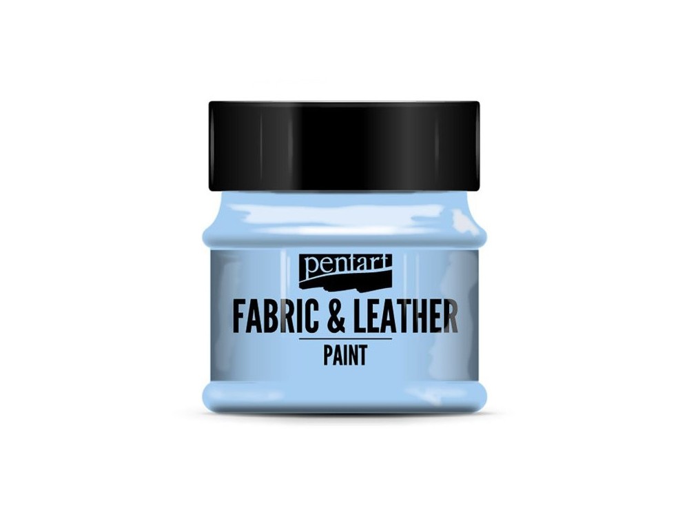Farba do tkanin i skór - Pentart - niebieskie niebo, 50 ml