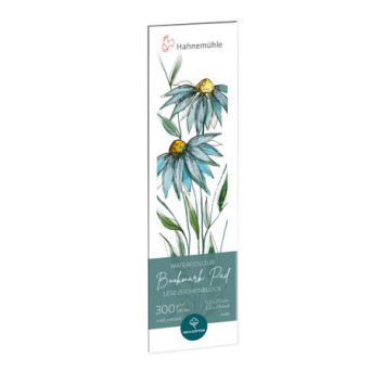 Bookmark Watercolour paper pad - Hahnemühle - cold pressed, 5,5 x 20 cm, 300 g, 15 sheets