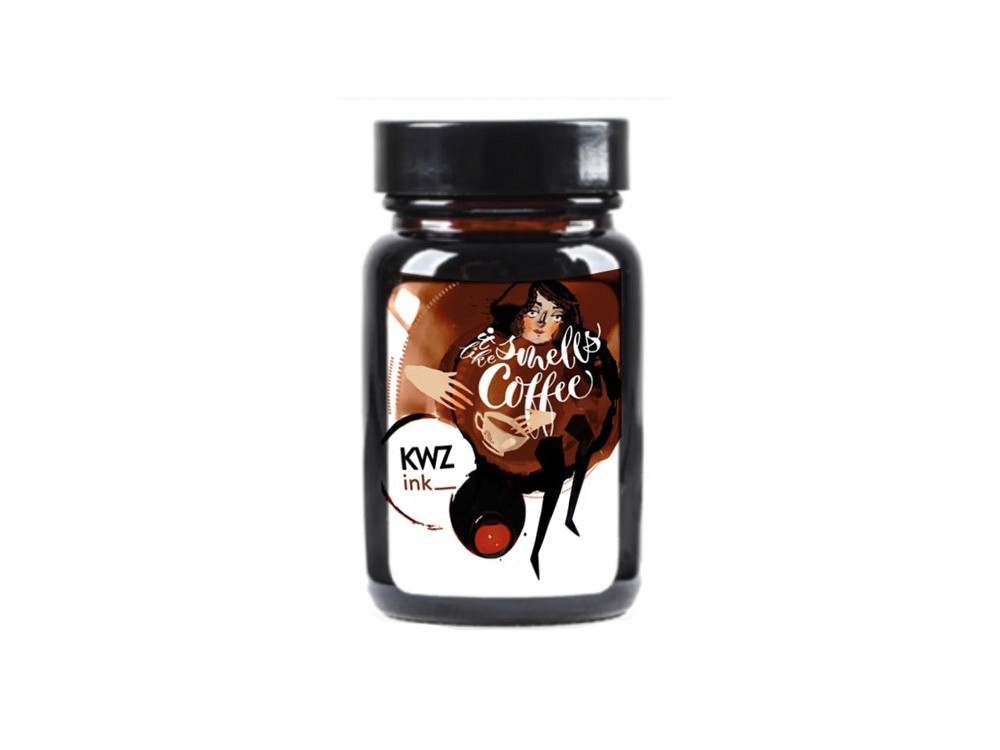 Atrament do piór wiecznych - KWZ Ink - It Smells Like Coffee, 60 ml