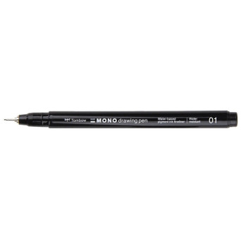 Mono Drawing Pen 01 - Tombow - black, 0,25 mm