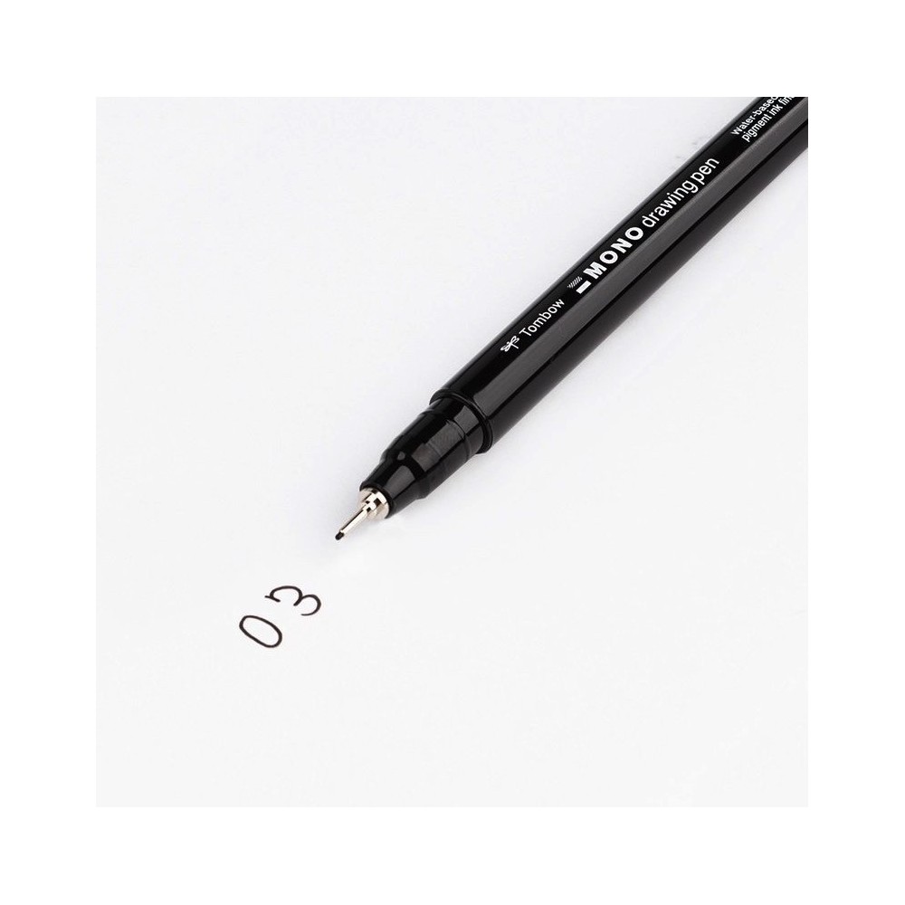 Cienkopis Mono Drawing Pen 03 - Tombow - czarny, 0,35 mm