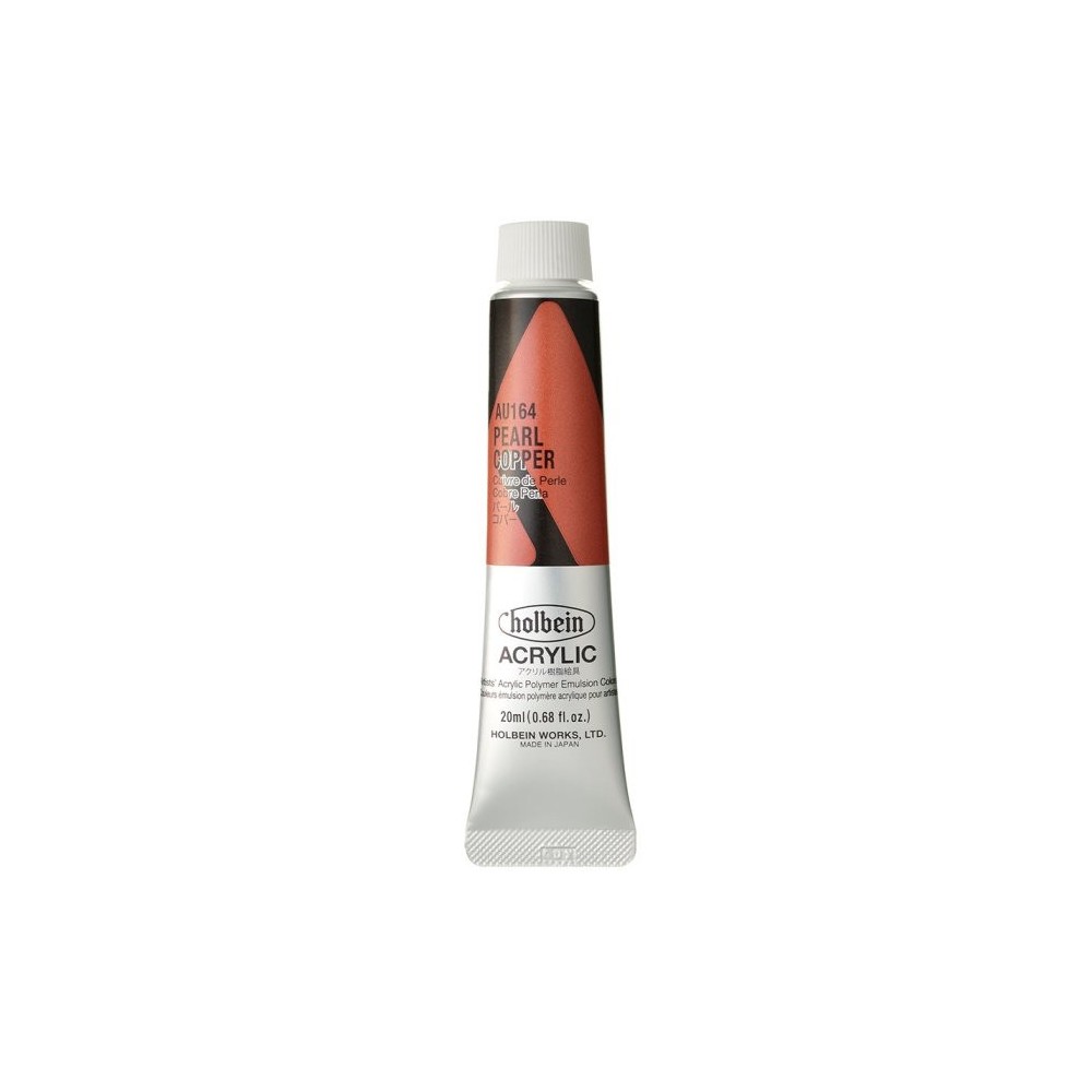 Heavy Body Acrylic Paint - Holbein - 164, Pearl Copper, 20 ml