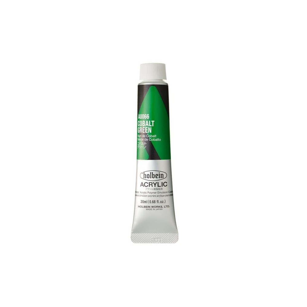 Heavy Body Acrylic Paint - Holbein - 066, Cobalt Green, 20 ml