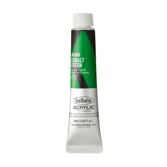 Heavy Body Acrylic Paint - Holbein - 066, Cobalt Green, 20 ml