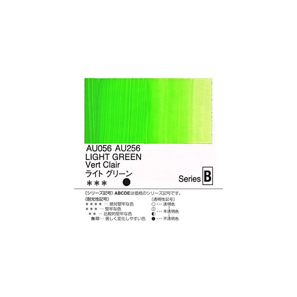 Heavy Body Acrylic Paint - Holbein - 056, Light Green, 20 ml