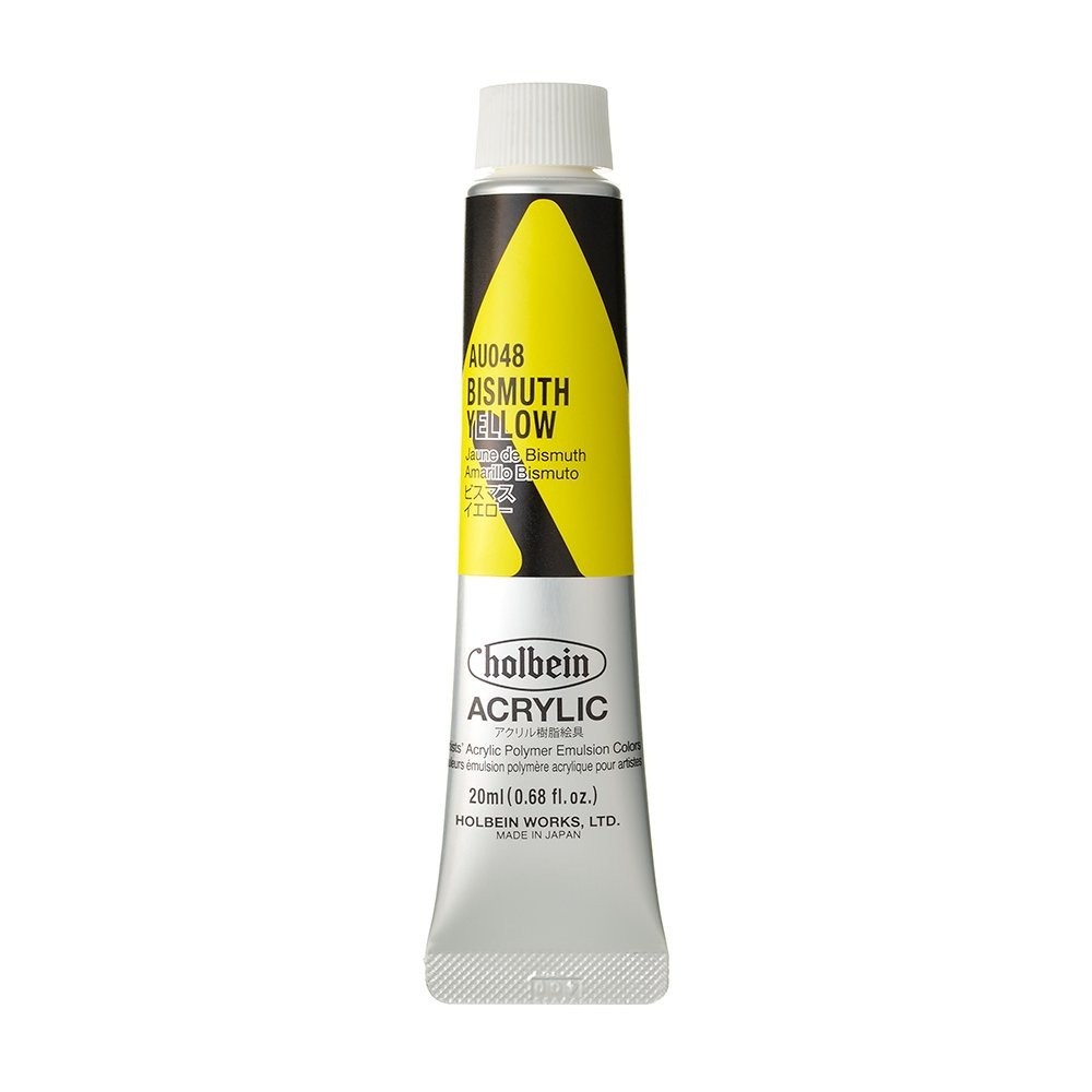 Farba akrylowa Heavy Body Acrylic - Holbein - 048, Bismuth Yellow, 20 ml