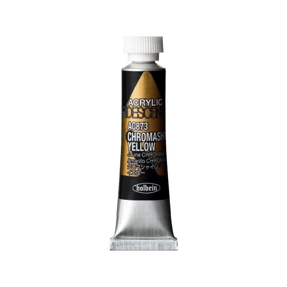 Farba akrylowa Iridescence Acrylic - Holbein - 873, Chromashine Yellow, 5 ml