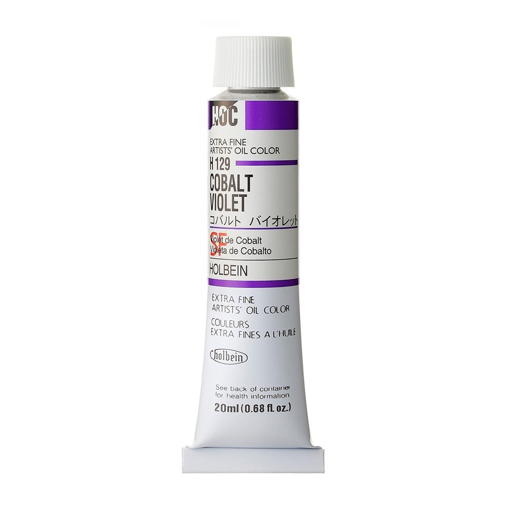 Farba olejna Artists' Oil Color - Holbein - 129, Cobalt Violet, 20 ml
