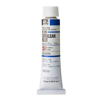 Artists' Oil Color - Holbein - 105, Cerulean Blue, 20 ml