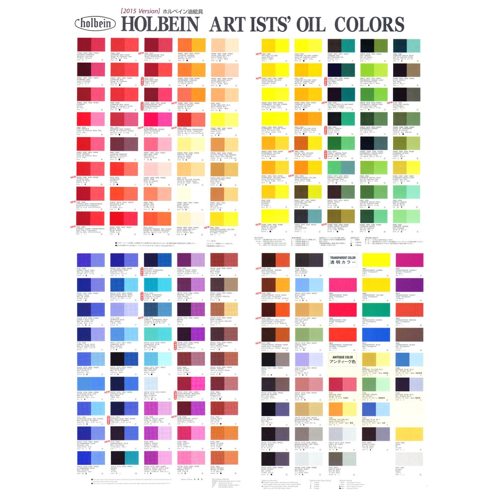 Farba olejna Artists' Oil Color - Holbein - 094, Phthalo Green, 20 ml