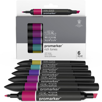 Promarker Rich Tones Set - Winsor & Newton - 6 pcs.