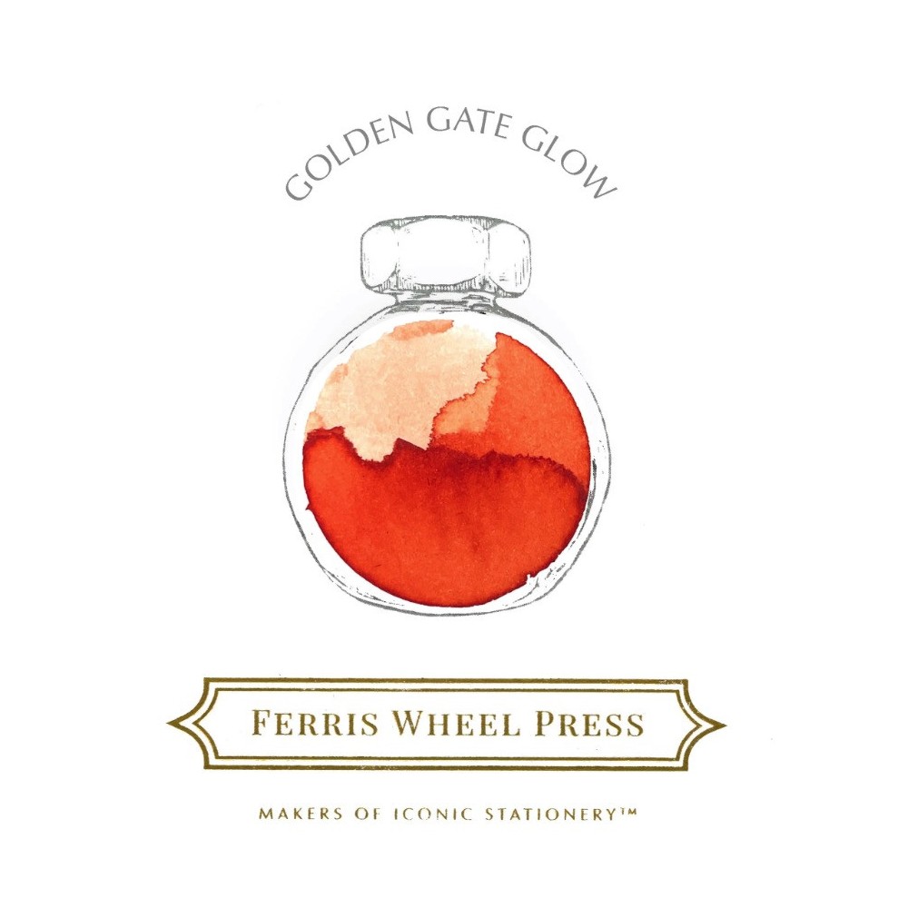 Atrament - Ferris Wheel Press - Golden Gate Glow, 38 ml