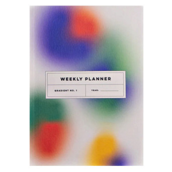 Planer tygodniowy Gradient A5 - The Completist. - 90 g/m2