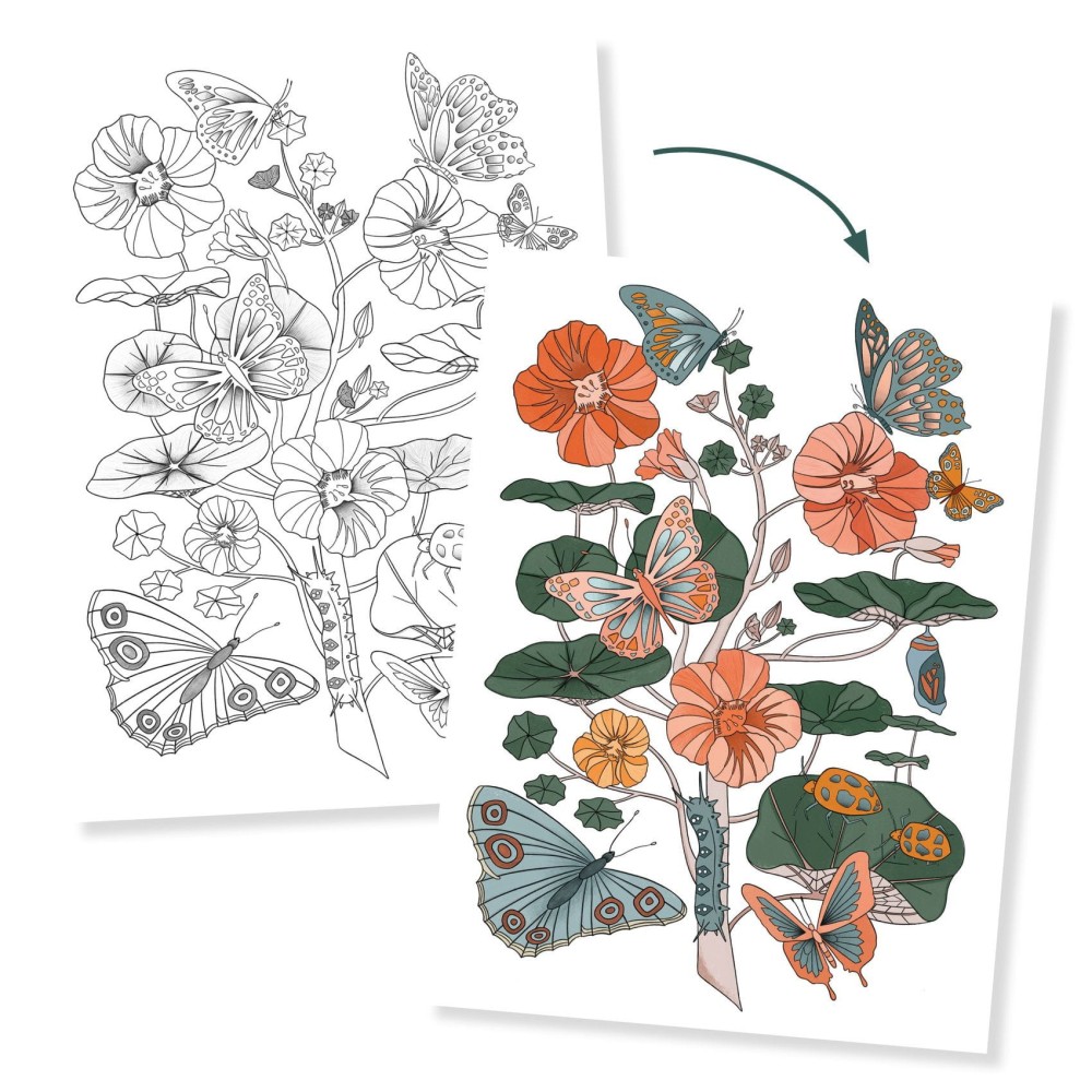 Colouring Gallery - Djeco - Forest, 3 pcs.