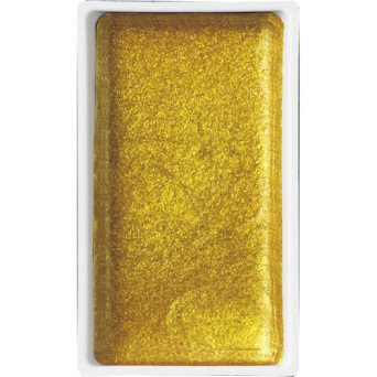 Watercolor paint pan Gansai Tambi - Kuretake - Yellow Gold